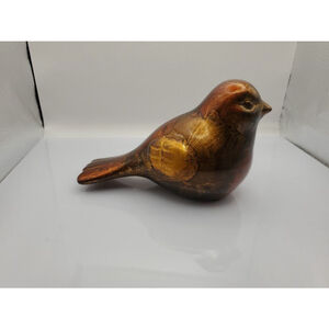 ceramic pottery bird fall colors (G18)